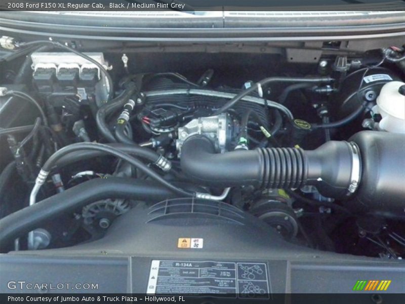 Black / Medium Flint Grey 2008 Ford F150 XL Regular Cab