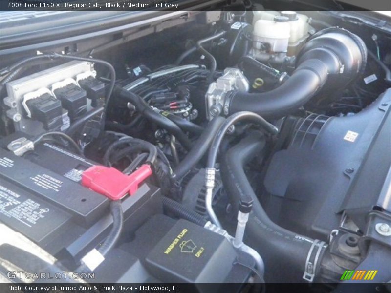 Black / Medium Flint Grey 2008 Ford F150 XL Regular Cab