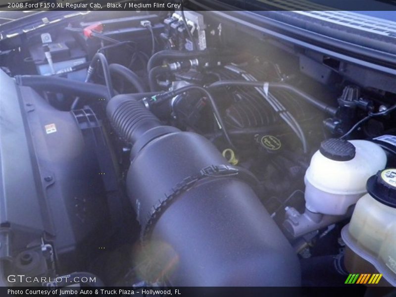 Black / Medium Flint Grey 2008 Ford F150 XL Regular Cab