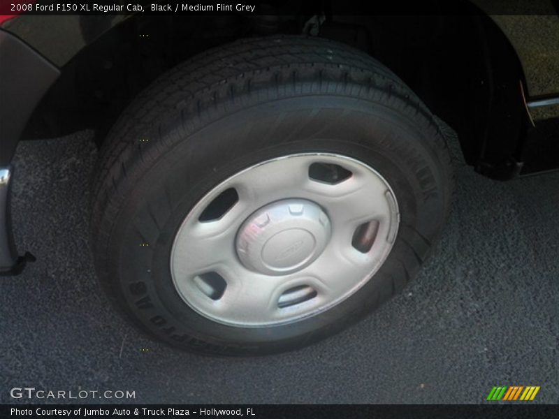 Black / Medium Flint Grey 2008 Ford F150 XL Regular Cab