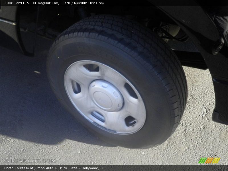 Black / Medium Flint Grey 2008 Ford F150 XL Regular Cab