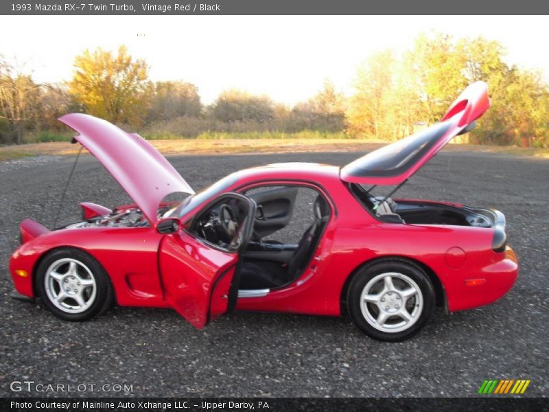 Vintage Red / Black 1993 Mazda RX-7 Twin Turbo