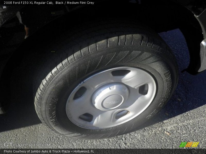Black / Medium Flint Grey 2008 Ford F150 XL Regular Cab