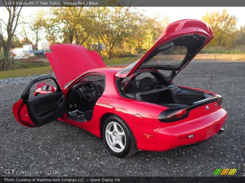 Vintage Red / Black 1993 Mazda RX-7 Twin Turbo