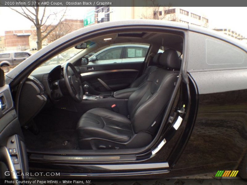 Obsidian Black / Graphite 2010 Infiniti G 37 x AWD Coupe