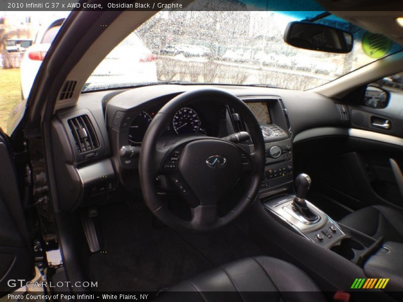 Obsidian Black / Graphite 2010 Infiniti G 37 x AWD Coupe