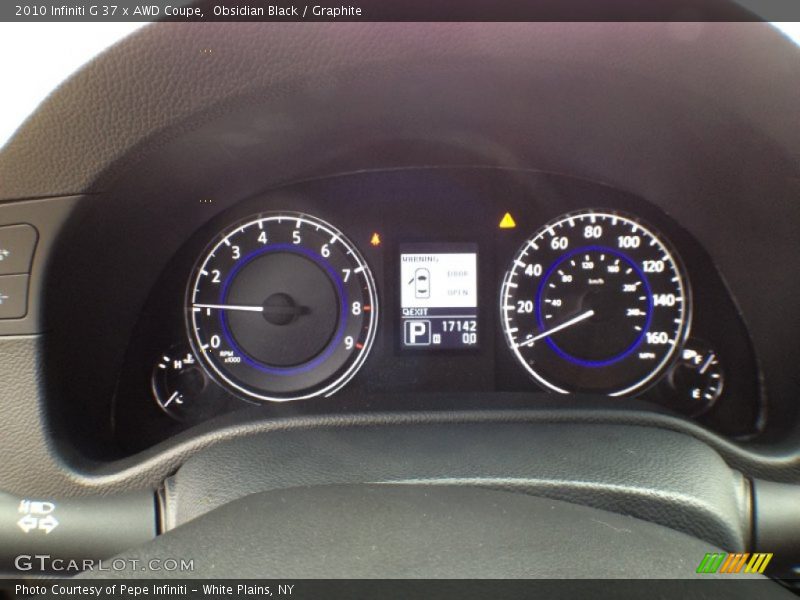Obsidian Black / Graphite 2010 Infiniti G 37 x AWD Coupe