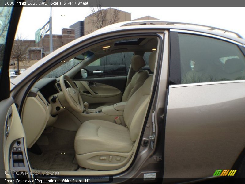 Scarlet Silver / Wheat 2008 Infiniti EX 35 AWD
