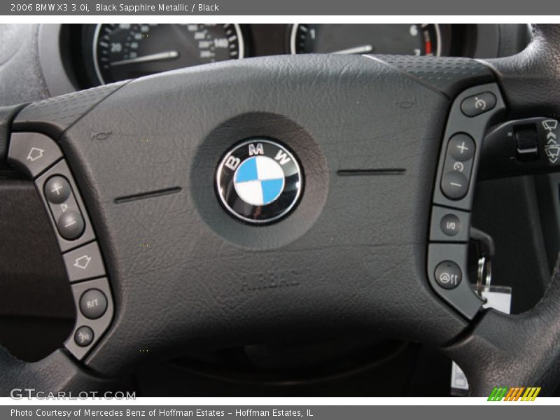 Black Sapphire Metallic / Black 2006 BMW X3 3.0i