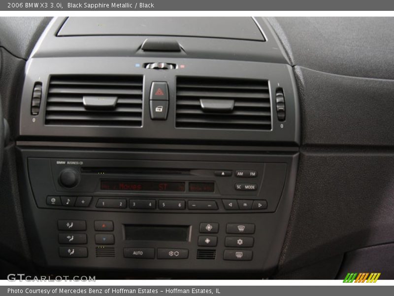 Black Sapphire Metallic / Black 2006 BMW X3 3.0i