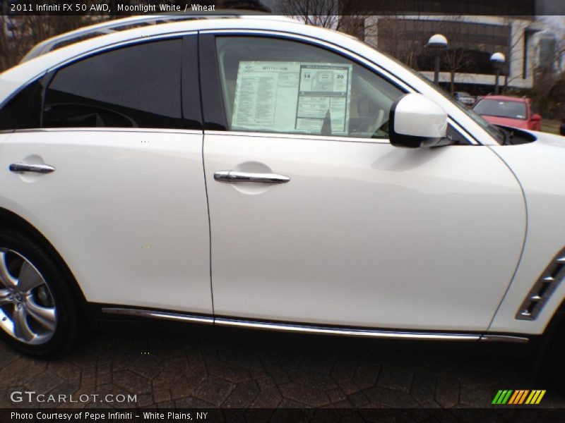 Moonlight White / Wheat 2011 Infiniti FX 50 AWD