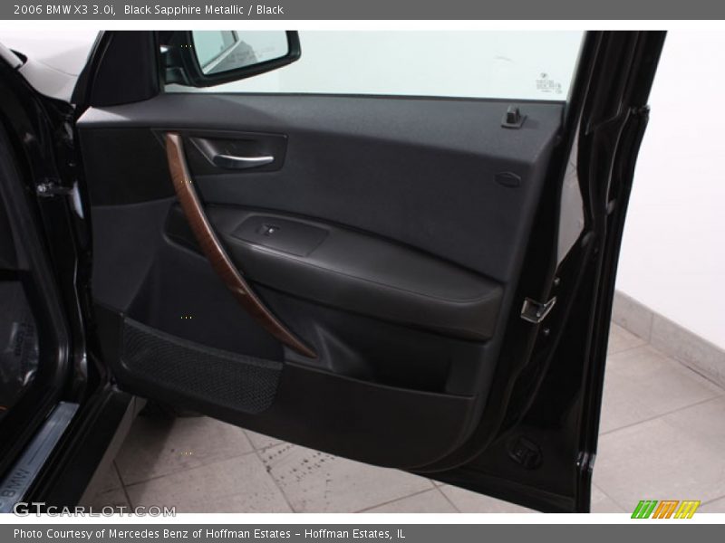 Black Sapphire Metallic / Black 2006 BMW X3 3.0i