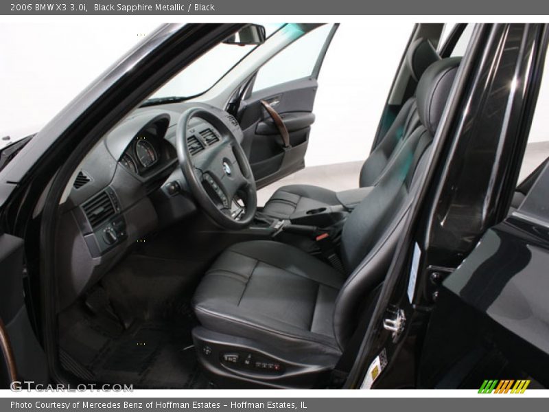 Black Sapphire Metallic / Black 2006 BMW X3 3.0i