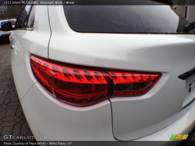 Moonlight White / Wheat 2011 Infiniti FX 50 AWD