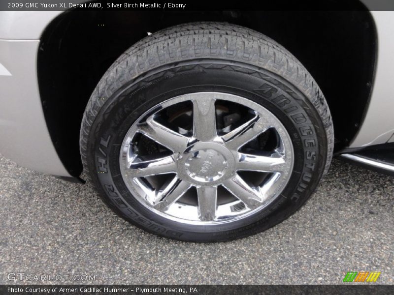 Silver Birch Metallic / Ebony 2009 GMC Yukon XL Denali AWD