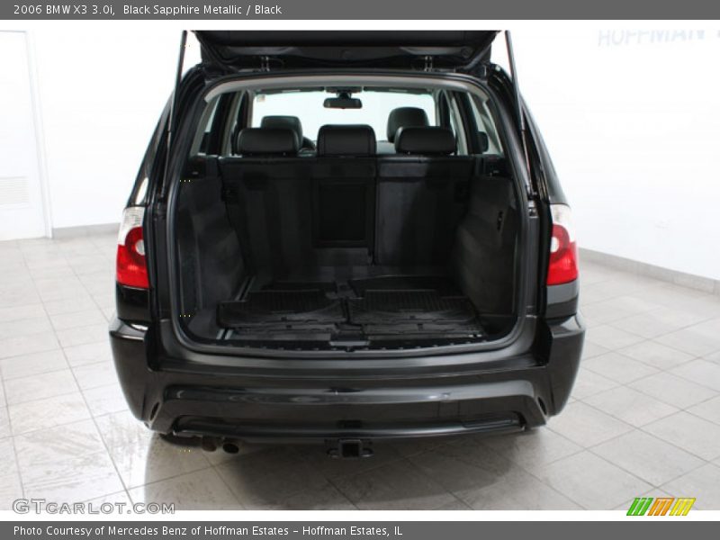 Black Sapphire Metallic / Black 2006 BMW X3 3.0i