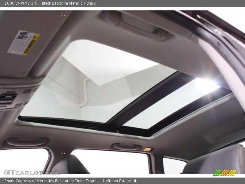 Sunroof of 2006 X3 3.0i