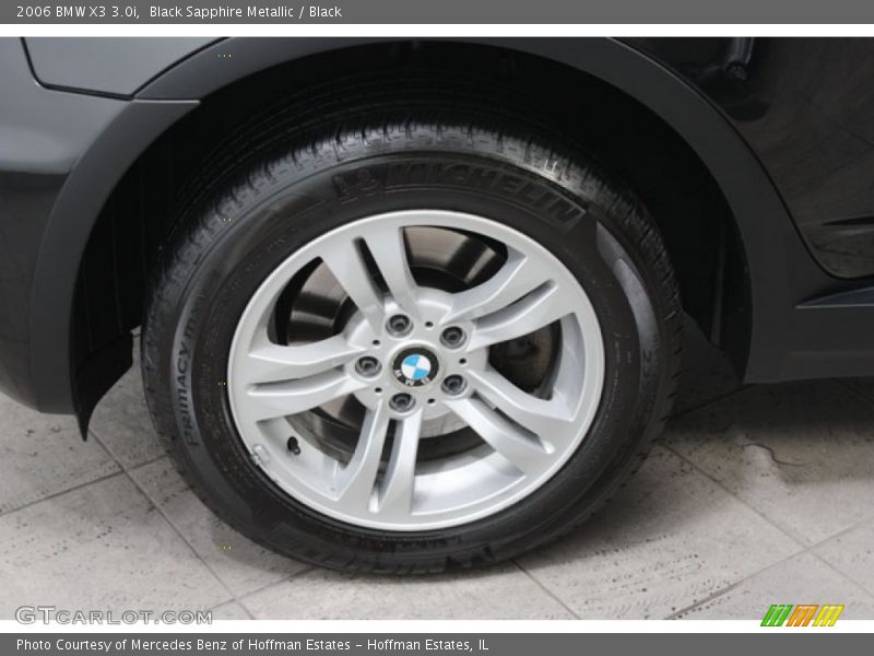 Black Sapphire Metallic / Black 2006 BMW X3 3.0i