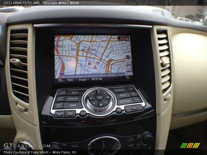 Navigation of 2011 FX 50 AWD