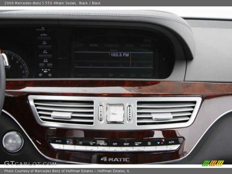 Black / Black 2009 Mercedes-Benz S 550 4Matic Sedan