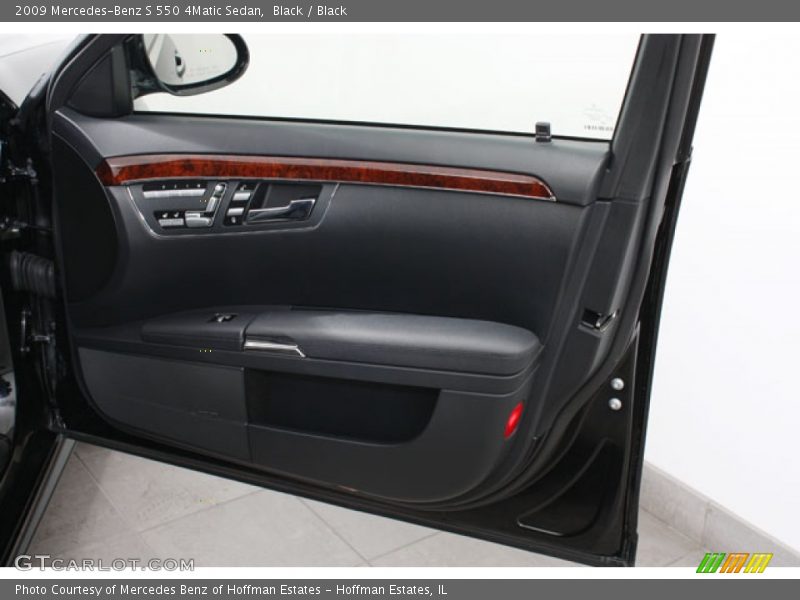 Black / Black 2009 Mercedes-Benz S 550 4Matic Sedan