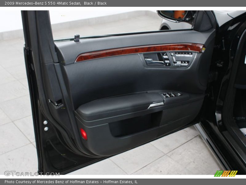 Black / Black 2009 Mercedes-Benz S 550 4Matic Sedan