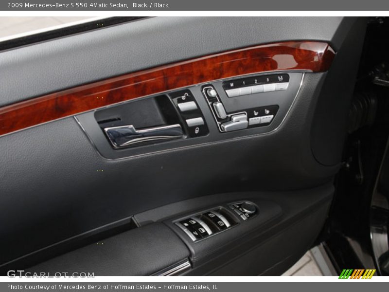 Black / Black 2009 Mercedes-Benz S 550 4Matic Sedan