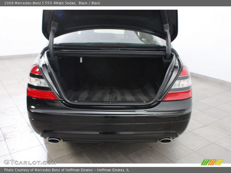 Black / Black 2009 Mercedes-Benz S 550 4Matic Sedan