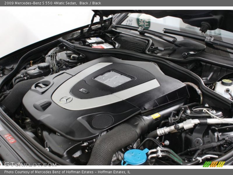 Black / Black 2009 Mercedes-Benz S 550 4Matic Sedan