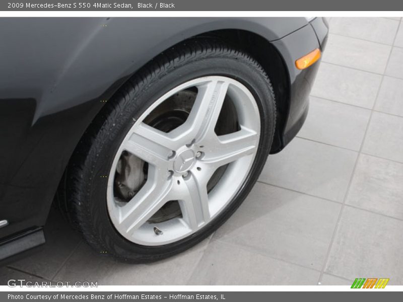 Black / Black 2009 Mercedes-Benz S 550 4Matic Sedan