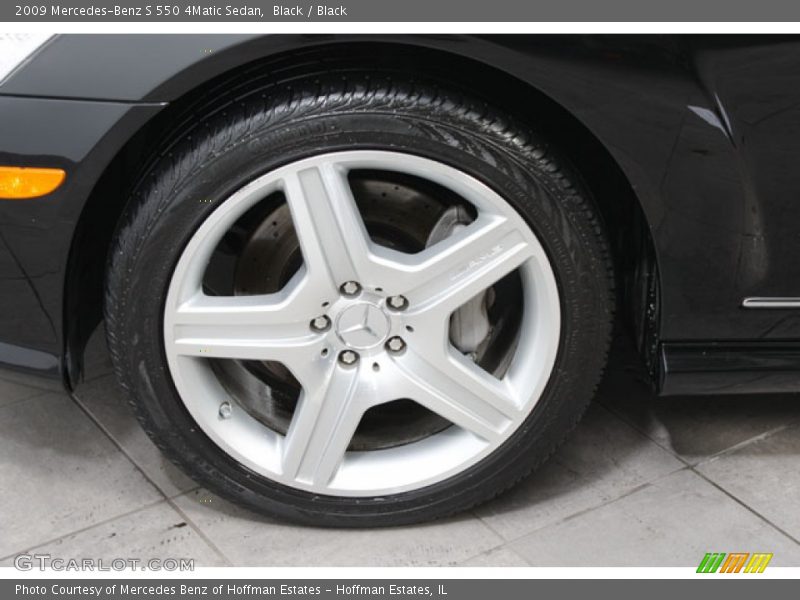 Black / Black 2009 Mercedes-Benz S 550 4Matic Sedan
