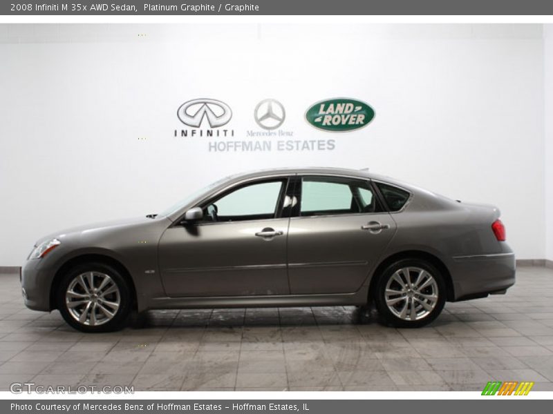 Platinum Graphite / Graphite 2008 Infiniti M 35x AWD Sedan