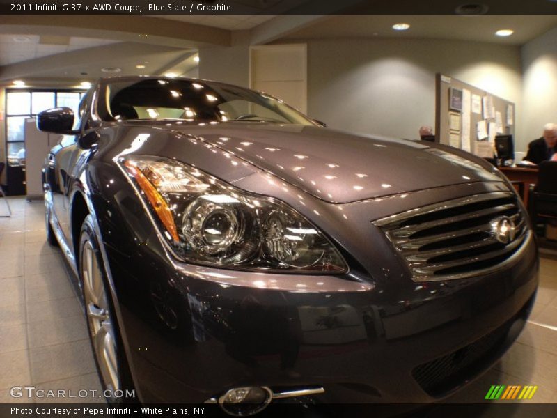 Blue Slate / Graphite 2011 Infiniti G 37 x AWD Coupe