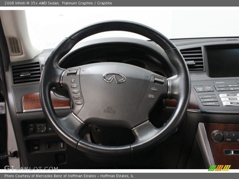 Platinum Graphite / Graphite 2008 Infiniti M 35x AWD Sedan