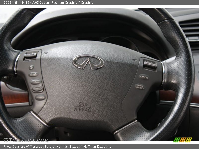 Platinum Graphite / Graphite 2008 Infiniti M 35x AWD Sedan