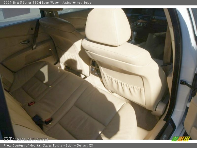 Alpine White / Beige 2007 BMW 5 Series 530xi Sport Wagon