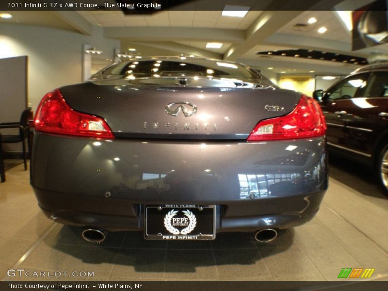 Blue Slate / Graphite 2011 Infiniti G 37 x AWD Coupe