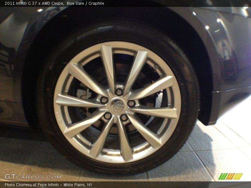 Blue Slate / Graphite 2011 Infiniti G 37 x AWD Coupe