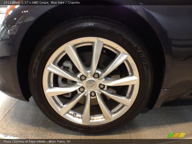 Blue Slate / Graphite 2011 Infiniti G 37 x AWD Coupe