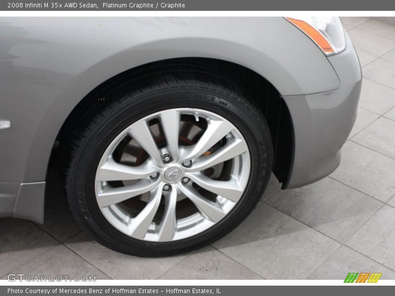 Platinum Graphite / Graphite 2008 Infiniti M 35x AWD Sedan