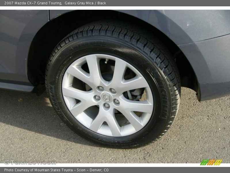 Galaxy Gray Mica / Black 2007 Mazda CX-7 Grand Touring