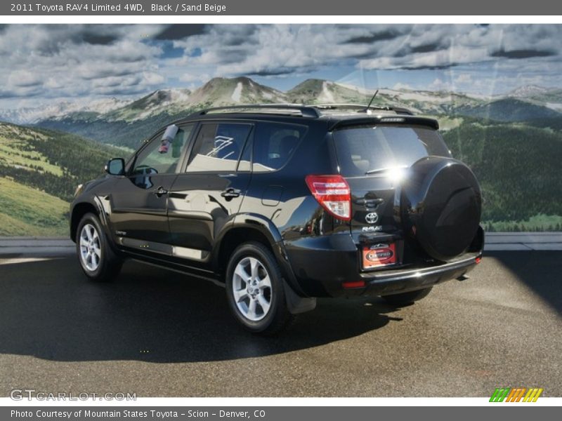 Black / Sand Beige 2011 Toyota RAV4 Limited 4WD