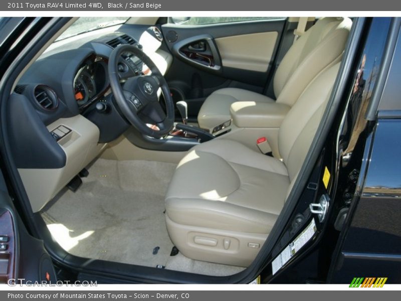 Black / Sand Beige 2011 Toyota RAV4 Limited 4WD