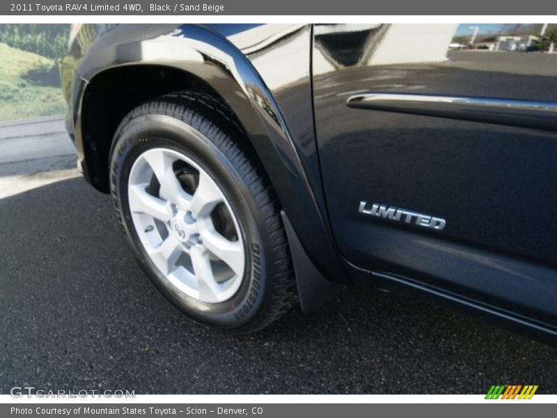 Black / Sand Beige 2011 Toyota RAV4 Limited 4WD