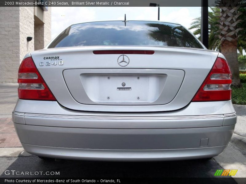 Brilliant Silver Metallic / Charcoal 2003 Mercedes-Benz C 240 Sedan