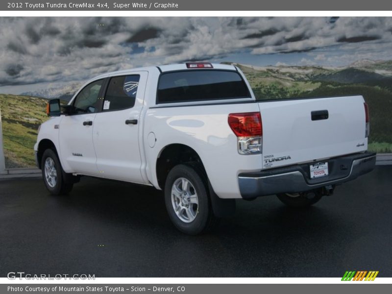Super White / Graphite 2012 Toyota Tundra CrewMax 4x4