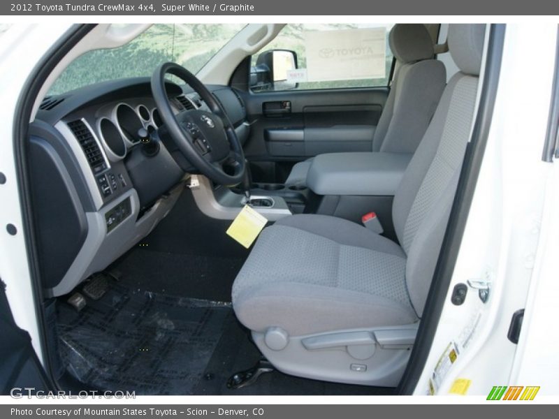 Super White / Graphite 2012 Toyota Tundra CrewMax 4x4