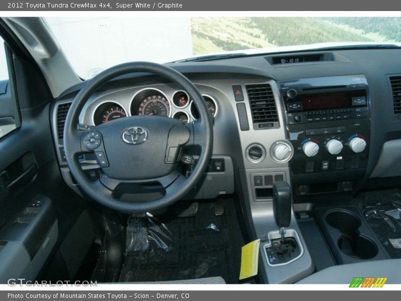 Super White / Graphite 2012 Toyota Tundra CrewMax 4x4