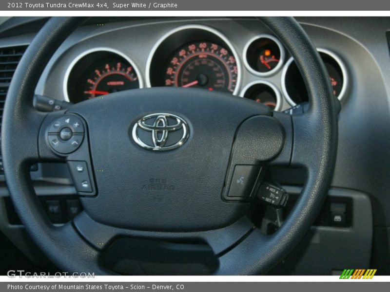 Super White / Graphite 2012 Toyota Tundra CrewMax 4x4