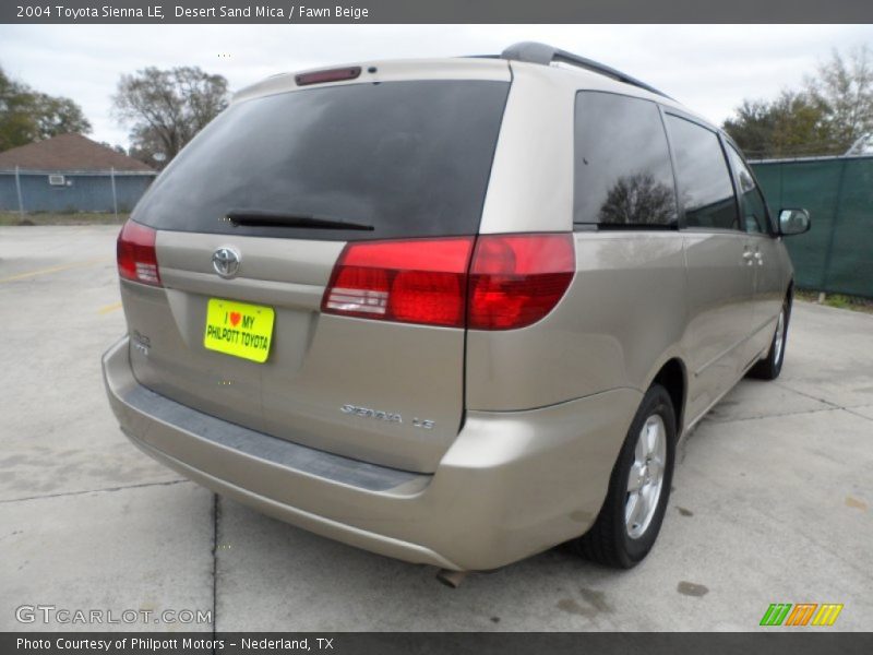 Desert Sand Mica / Fawn Beige 2004 Toyota Sienna LE